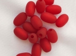 Polaris Bean Shape Red 10mm x 6mm PL015