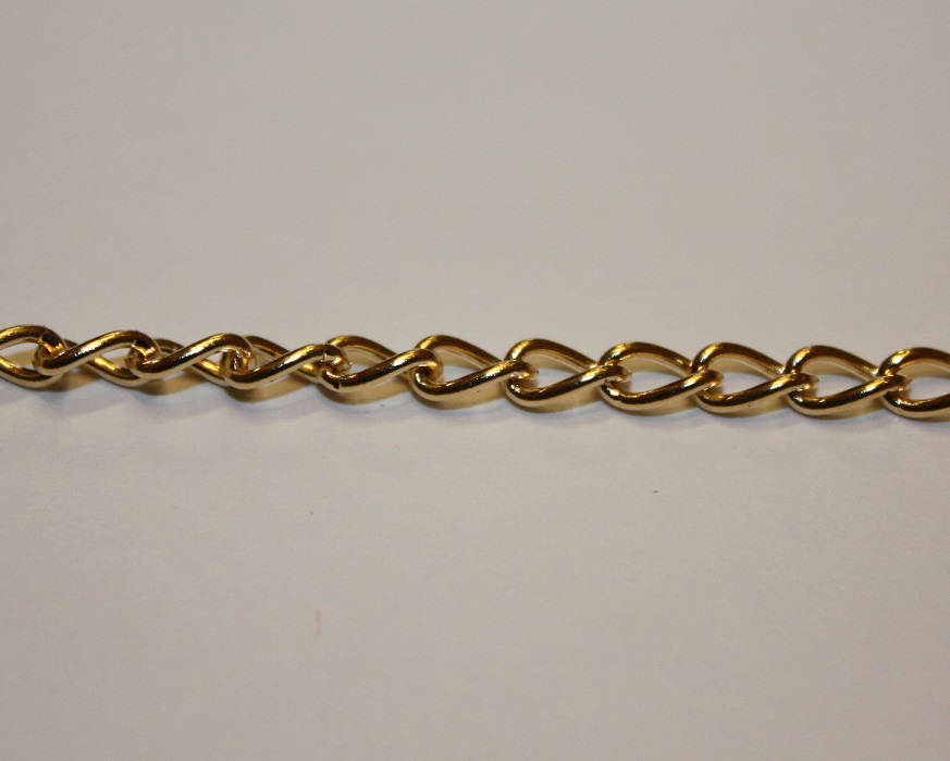 Extension Chain 4x6mm Gold Plated (1 metre) CL080