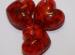 Heart Bead Red