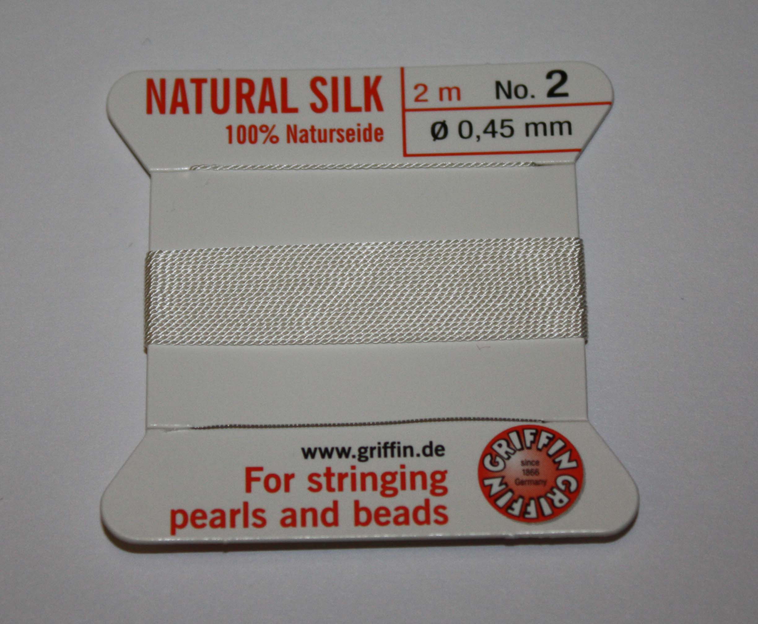 Natural Silk Size 2 White