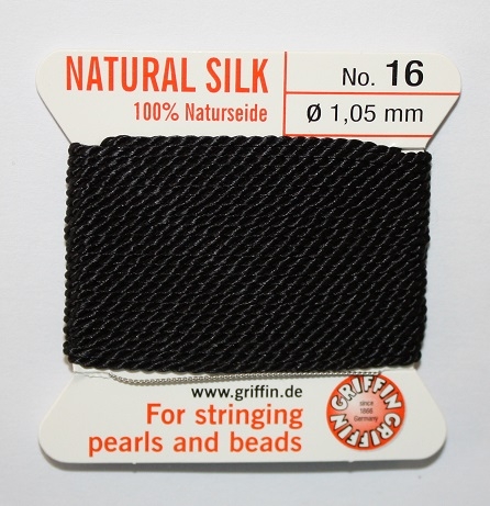 Natural Silk Size 16 Black
