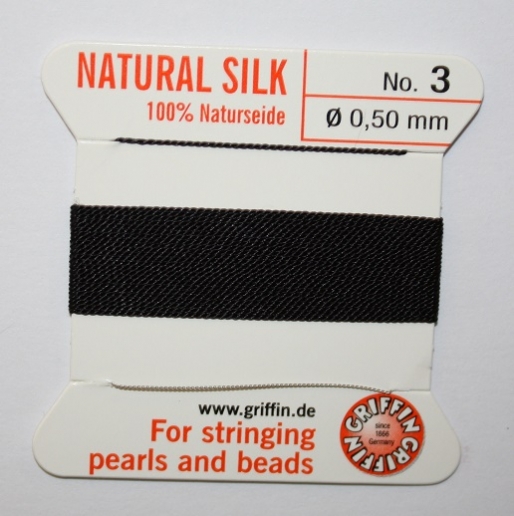 Natural Silk Size 3 Black