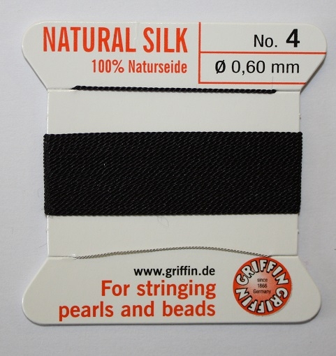 Natural Silk Size 4 Black