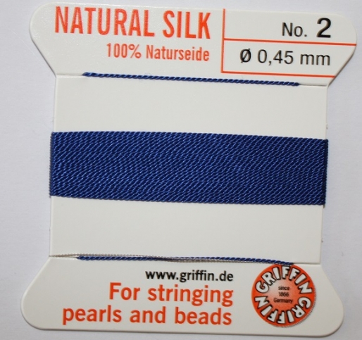 Natural Silk Size 2 Blue