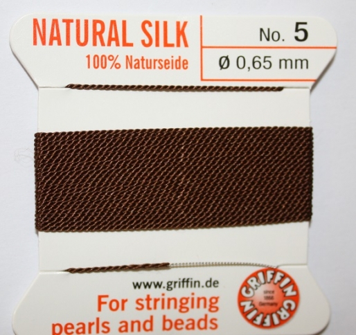 Natural Silk Size 5 Brown