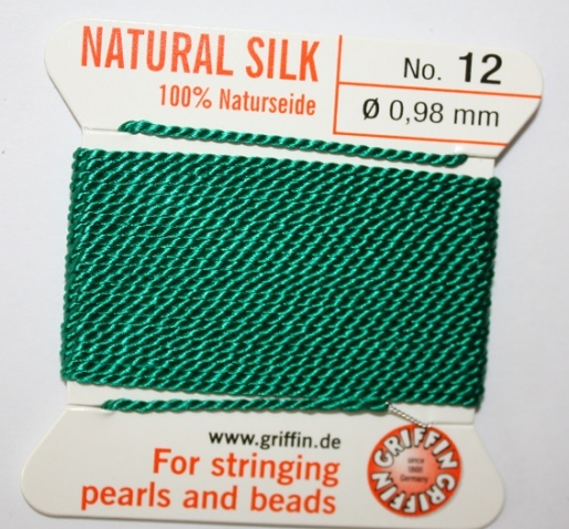 Natural Silk Size 12 Green