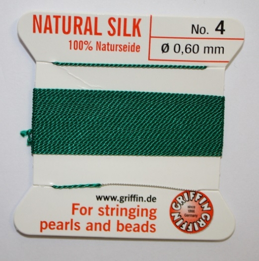 Natural Silk Size 4 Green