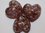 Heart Bead Purple