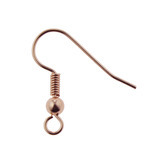Rose Gold Plated Fish Hook (6 per pack)