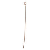 Rose Gold Plated Eye Pin 2 Inch (20 per pack)