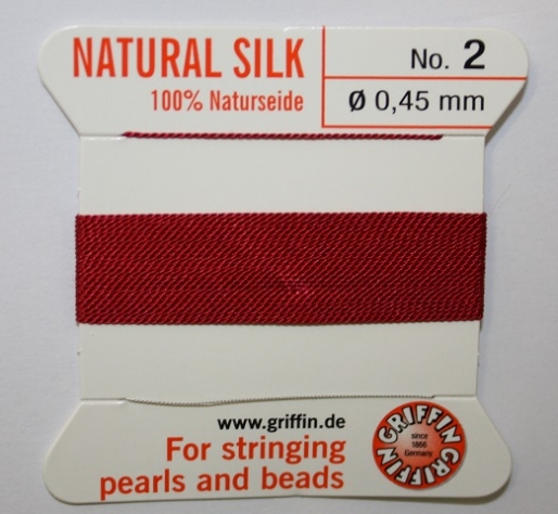 Natural Silk Size 2 Red