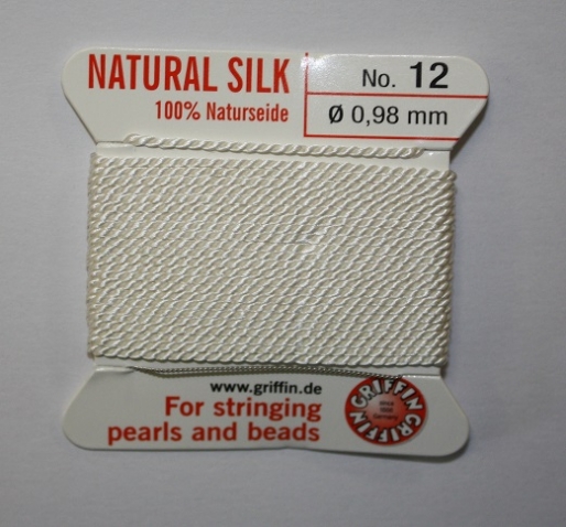 Natural Silk Size 12 White 